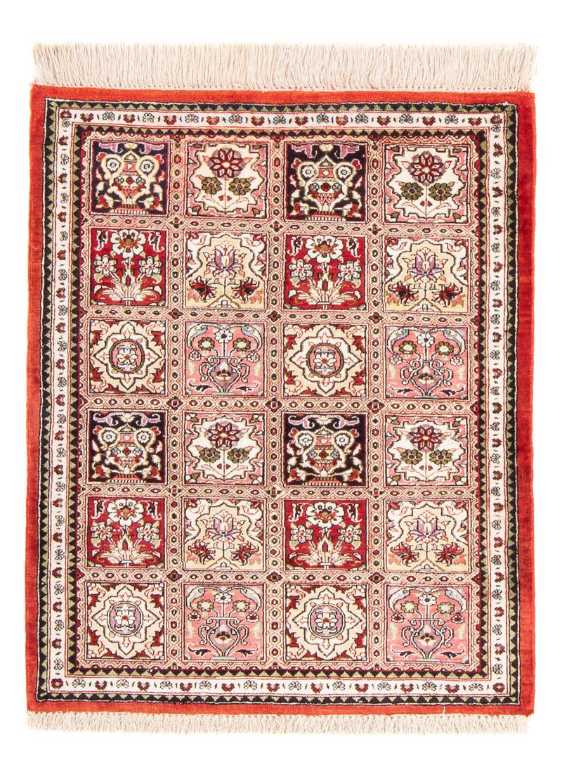 Qom silke Teppe 71x58cm - Persisk teppe