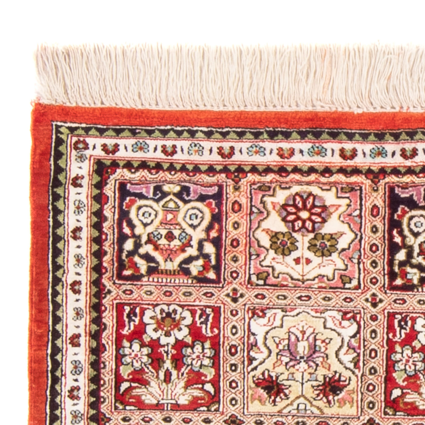 Qom silke Teppe 71x58cm - Persisk teppe