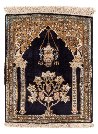 Qom silke Teppe 57x72cm - Persisk teppe