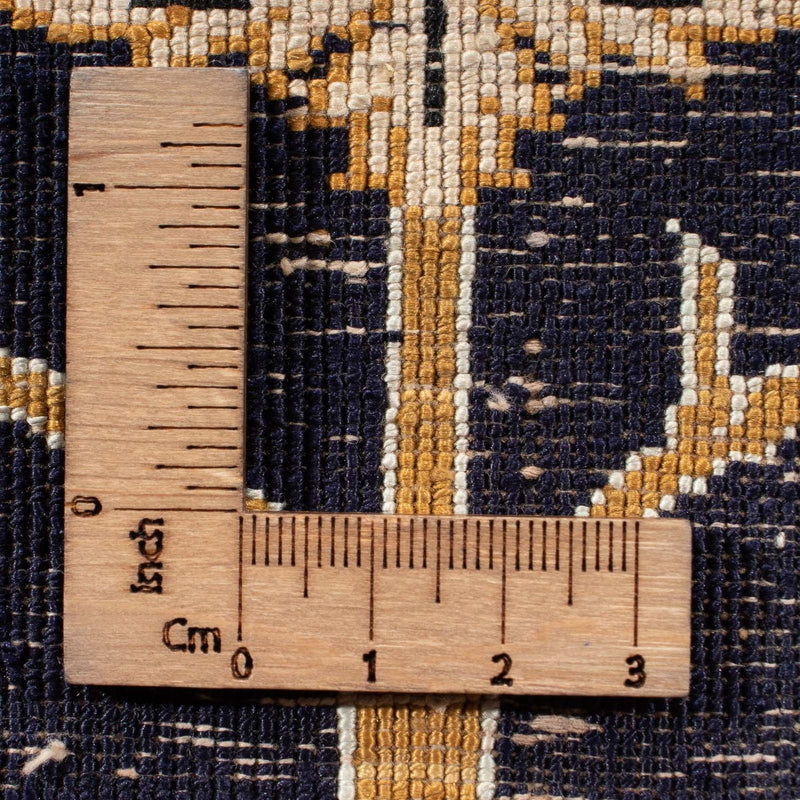 Silketeppe - Ghom Silk - Premium - 72 x 57 cm - mørkeblå
