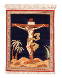 Qom silke Teppe 56x71cm - Persisk teppe – product image