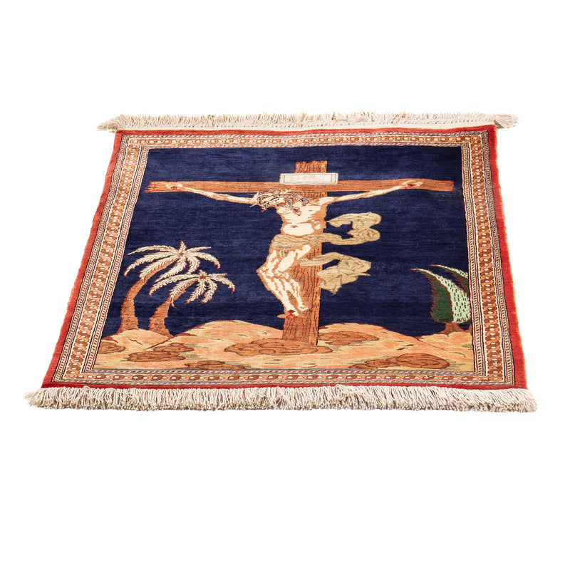 Qom silke Teppe 56x71cm - Persisk teppe