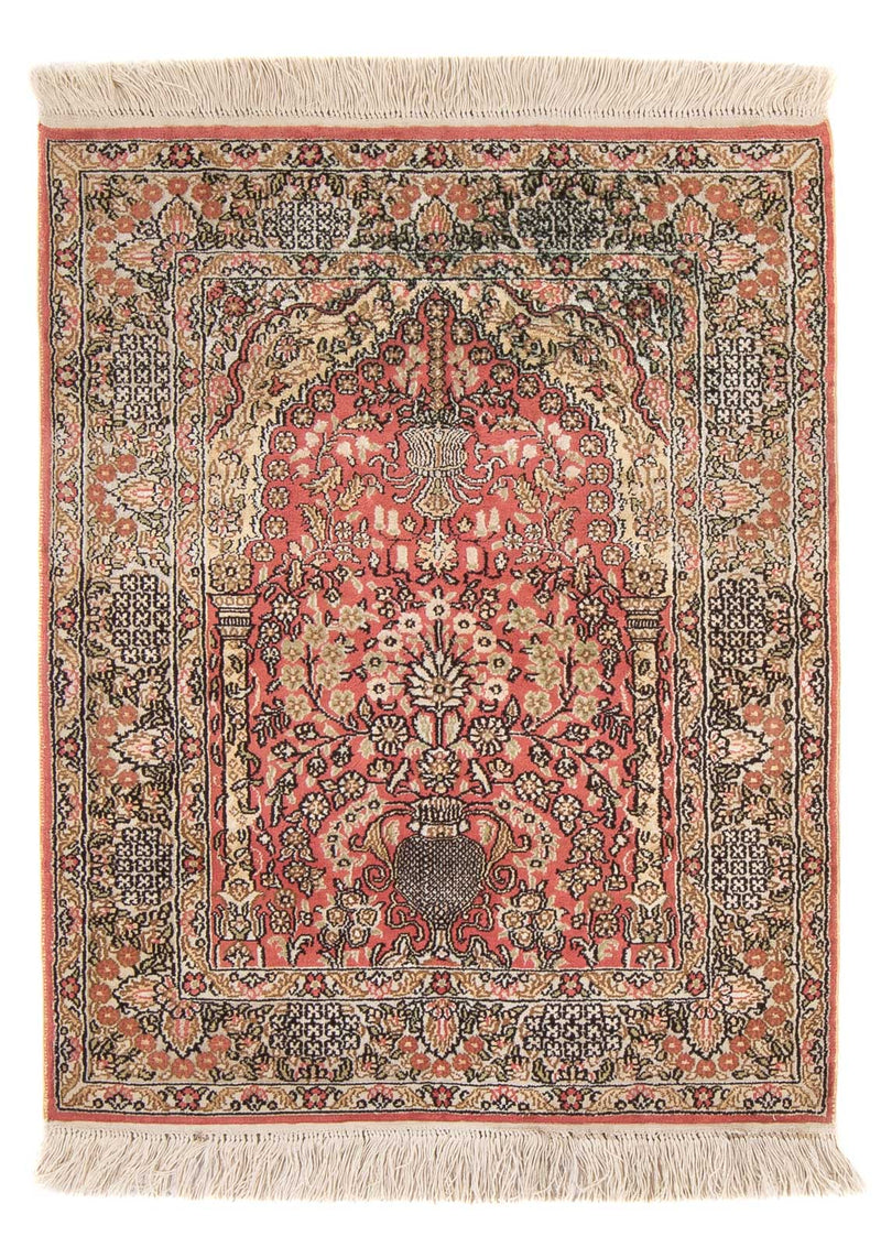 Kinesisk silke Teppe 64x86cm - Orientalsk teppe