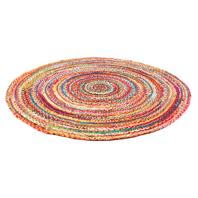 Juteteppe Teppe Indigo Stripy