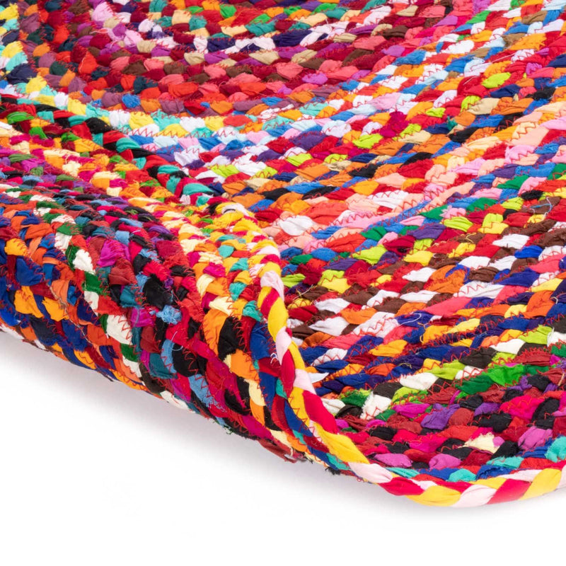 Juteteppe Teppe Indigo Stripy