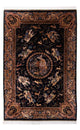 Persisk teppe - Ghom - 230 x 150 cm - mørkeblå