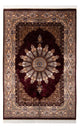 Persisk teppe - Ghom - 230 x 150 cm - vinrød