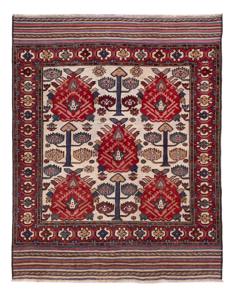 Afghansk teppe 125x165cm - Orientalsk teppe