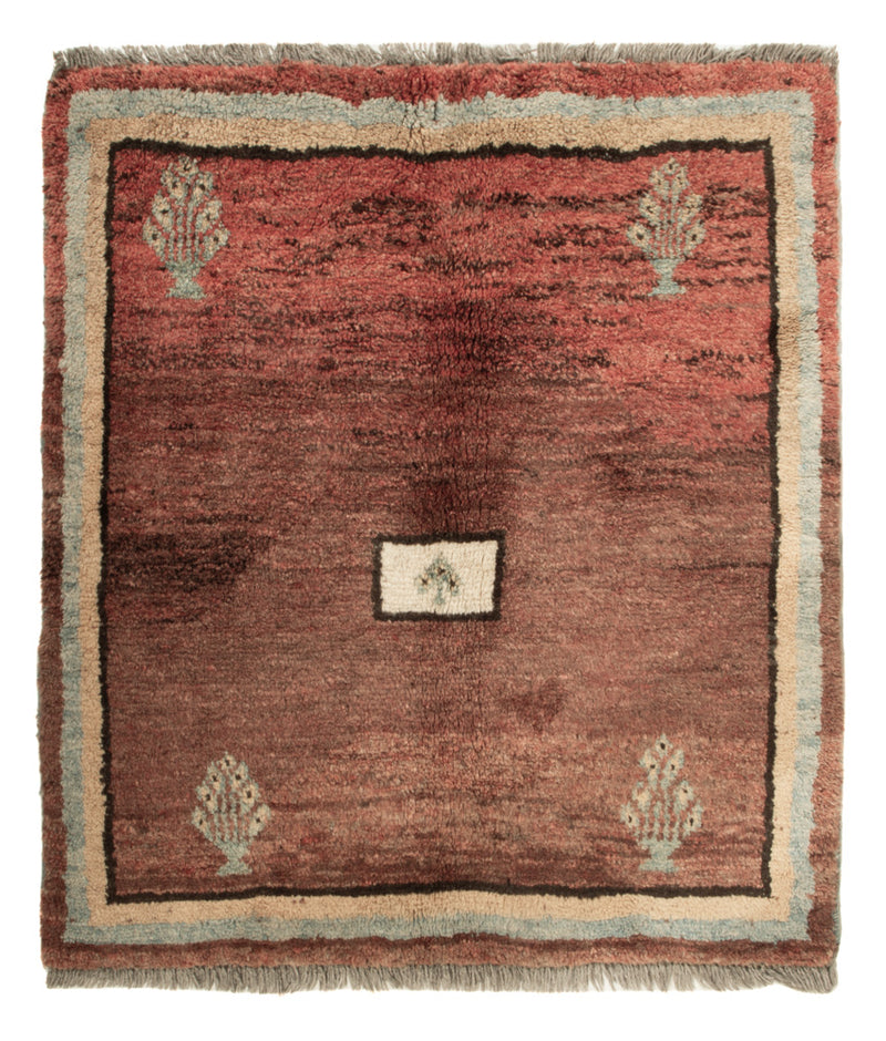 Persisk Gabbeh Teppe 100x93cm - Ullteppe