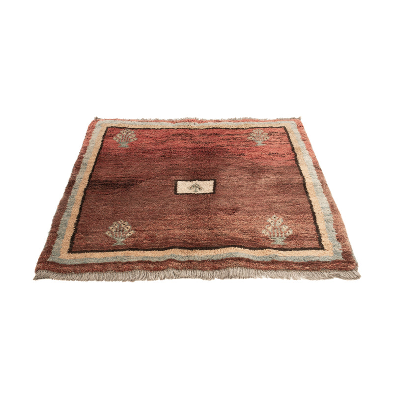 Persisk Gabbeh Teppe 100x93cm - Ullteppe