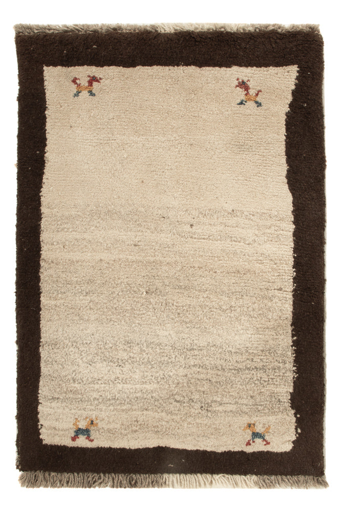 Persisk Gabbeh Teppe 85x57cm - Ullteppe