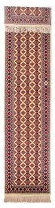 Løper Afghansk teppe - 390 x 90 cm - beige