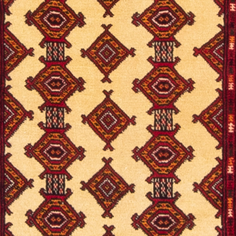 Løper Turkaman teppe - 305 x 85 cm - beige
