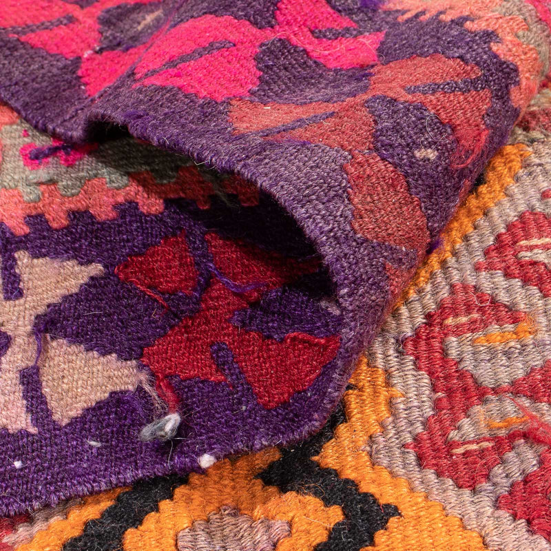 Antikk kilim Teppe 374x129cm