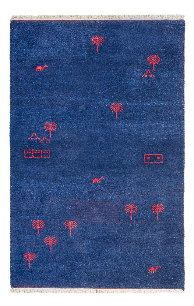 Indo Gabbeh Teppe 180x120cm - Ullteppe
