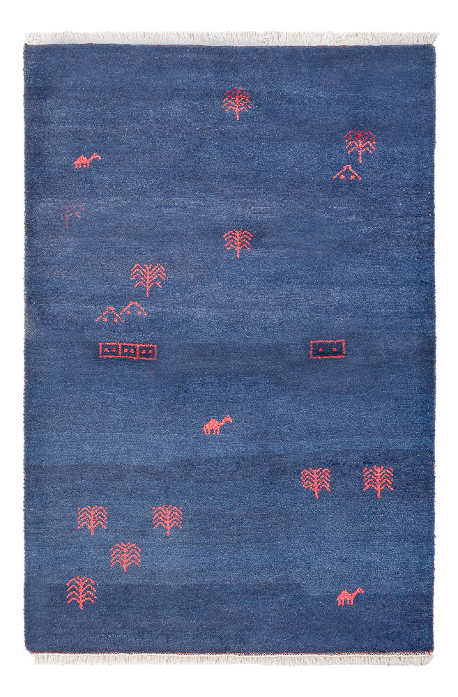 Indo Gabbeh Teppe 120x180cm - Ullteppe
