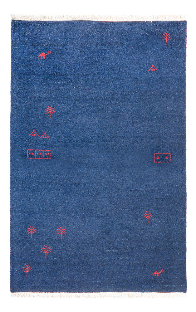 Indo Gabbeh Teppe 180x120cm - Ullteppe