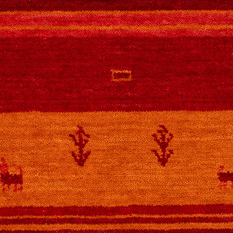 Gabbeh teppe - Softy - 90 x 60 cm - rød