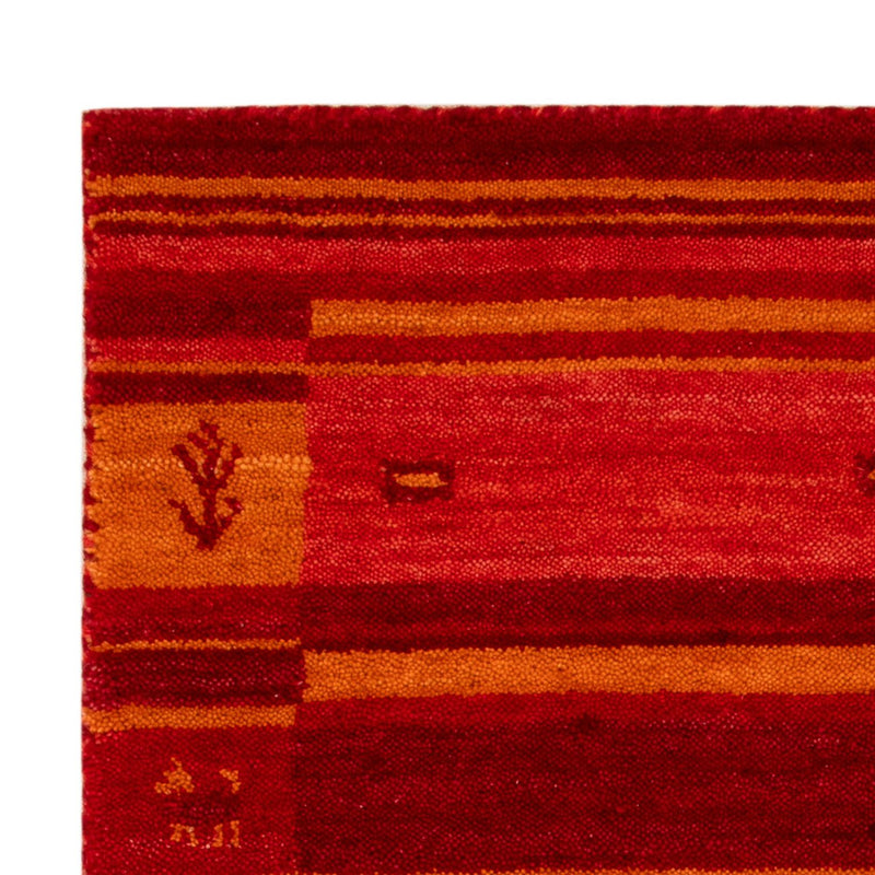 Gabbeh teppe - Softy - 90 x 60 cm - rød