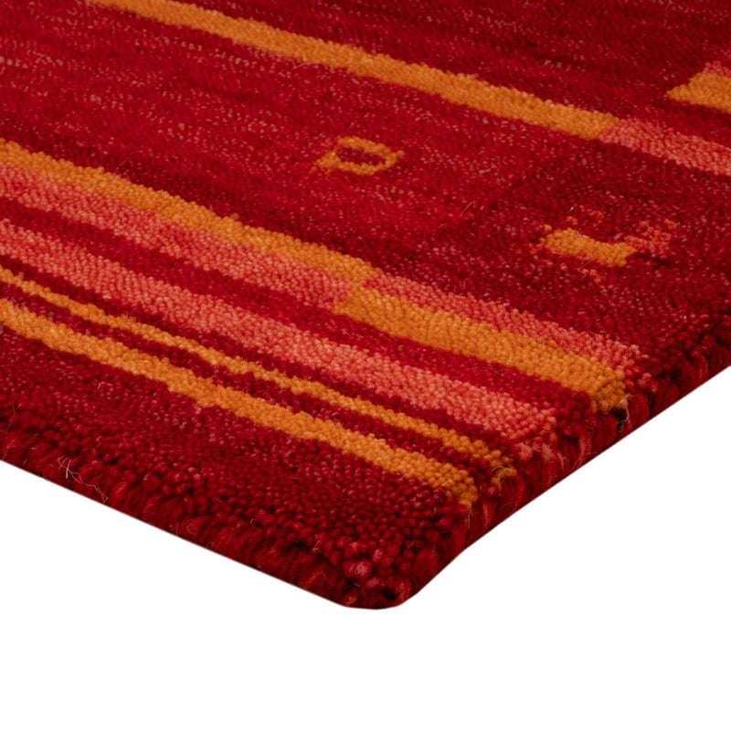 Gabbeh teppe - Softy - 90 x 60 cm - rød