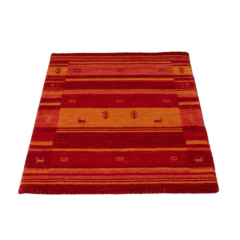 Gabbeh teppe - Softy - 90 x 60 cm - rød