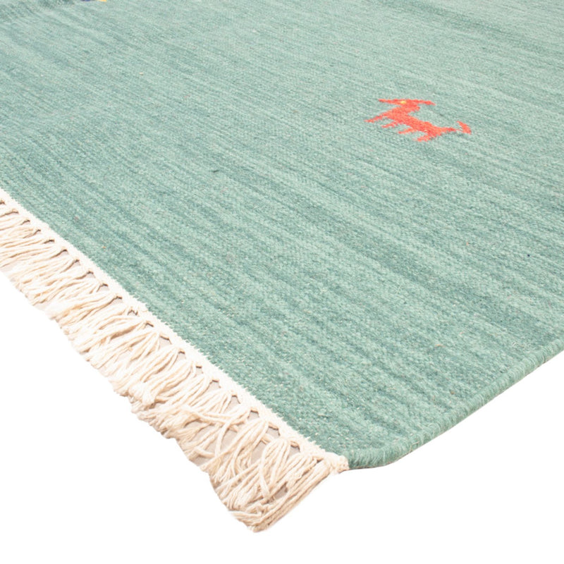 Kelim teppe - Trendy - 240 x 160 cm - turkis