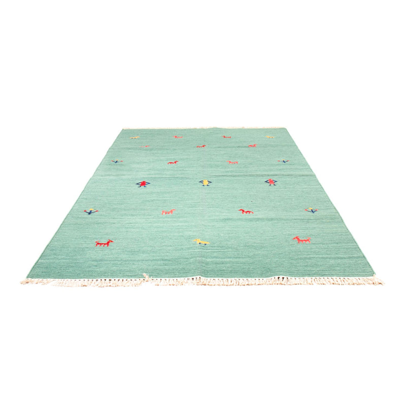 Kelim teppe - Trendy - 240 x 160 cm - turkis