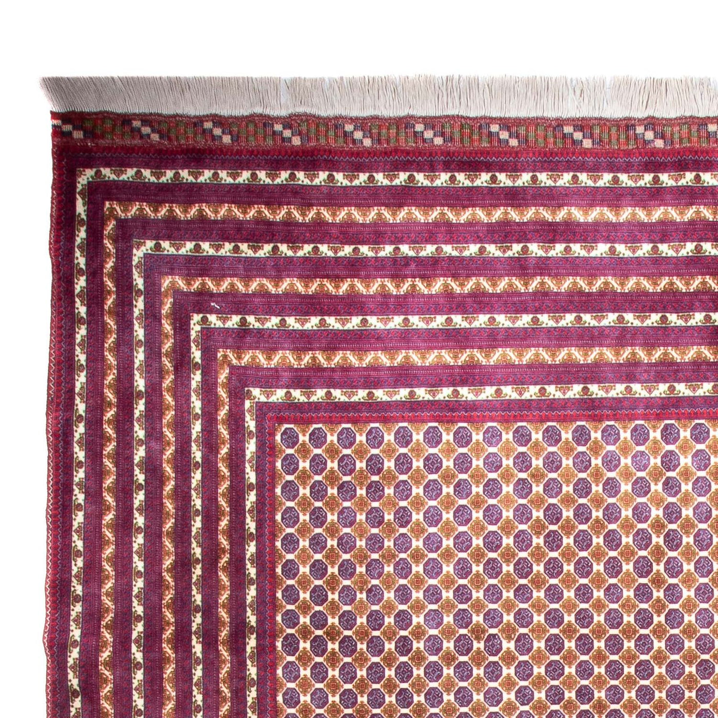 Afghansk teppe - 386 x 300 cm - beige