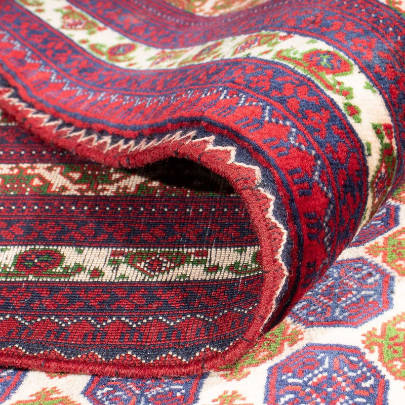 Afghansk teppe - 386 x 300 cm - beige