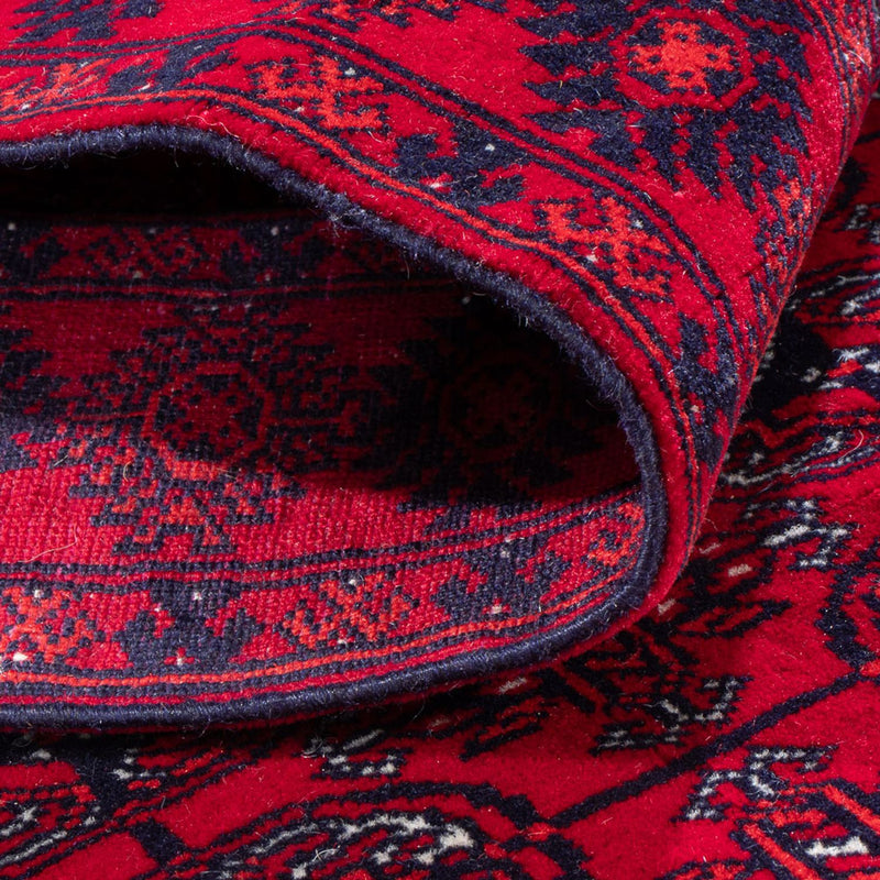 Løper Afghansk teppe - Bukhara - 260 x 85 cm - rød