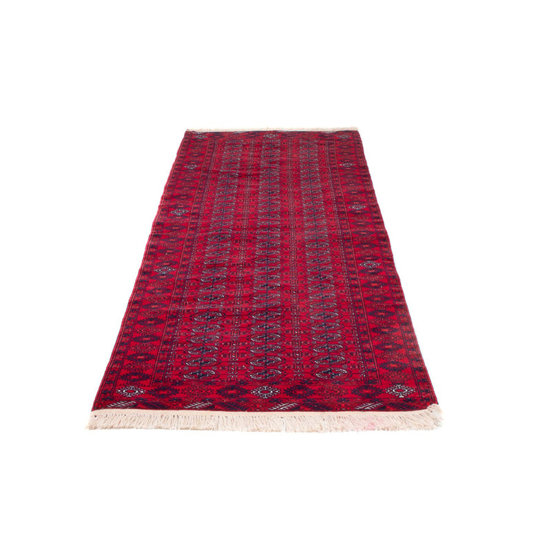Løper Afghansk teppe - Bukhara - 260 x 85 cm - rød