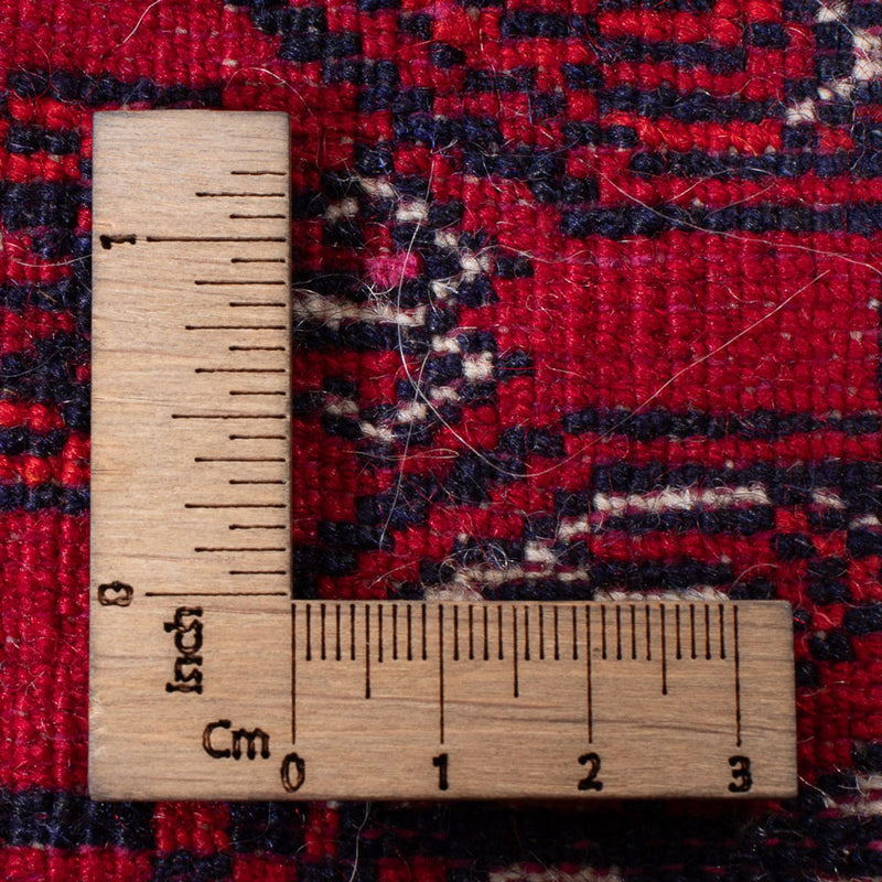 Løper Afghansk teppe - Bukhara - 260 x 85 cm - rød
