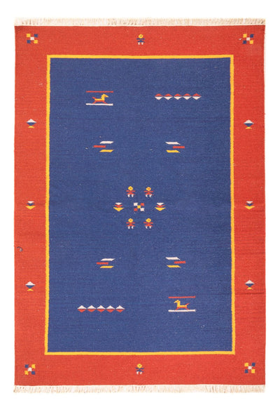 Moderne kilim Teppe 140x200cm - Ullteppe