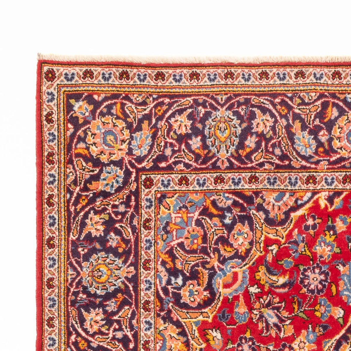 Kashan Teppe 140x215cm - Persisk teppe