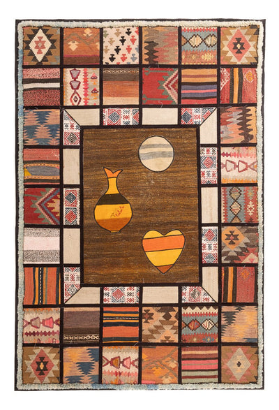 Lappeteppe 135x200cm - Perserteppich Wollteppich