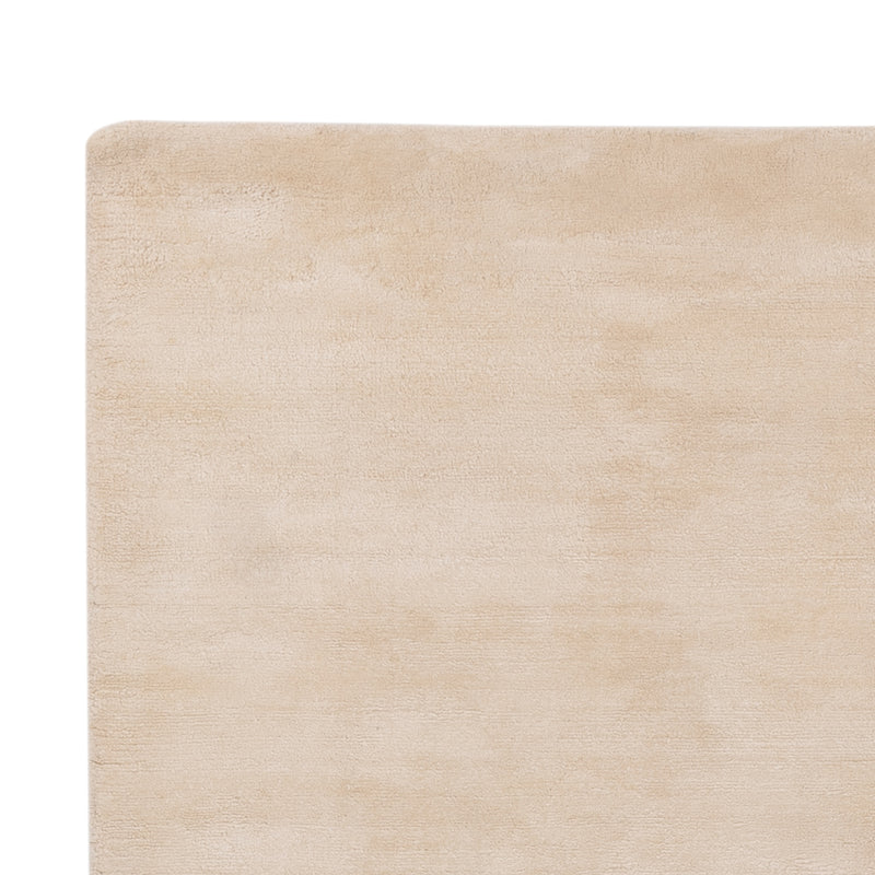Viskose teppe - 238 x 150 cm - krem