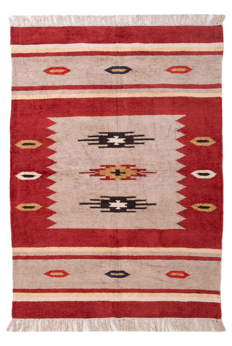 Moderne kilim Teppe 140x100cm