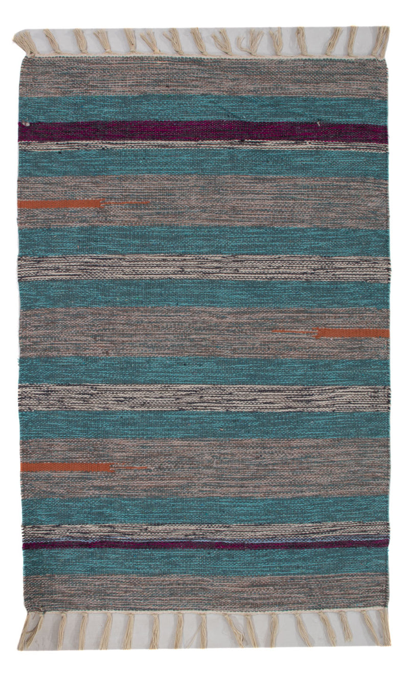 Moderne kilim Teppe 90x60cm