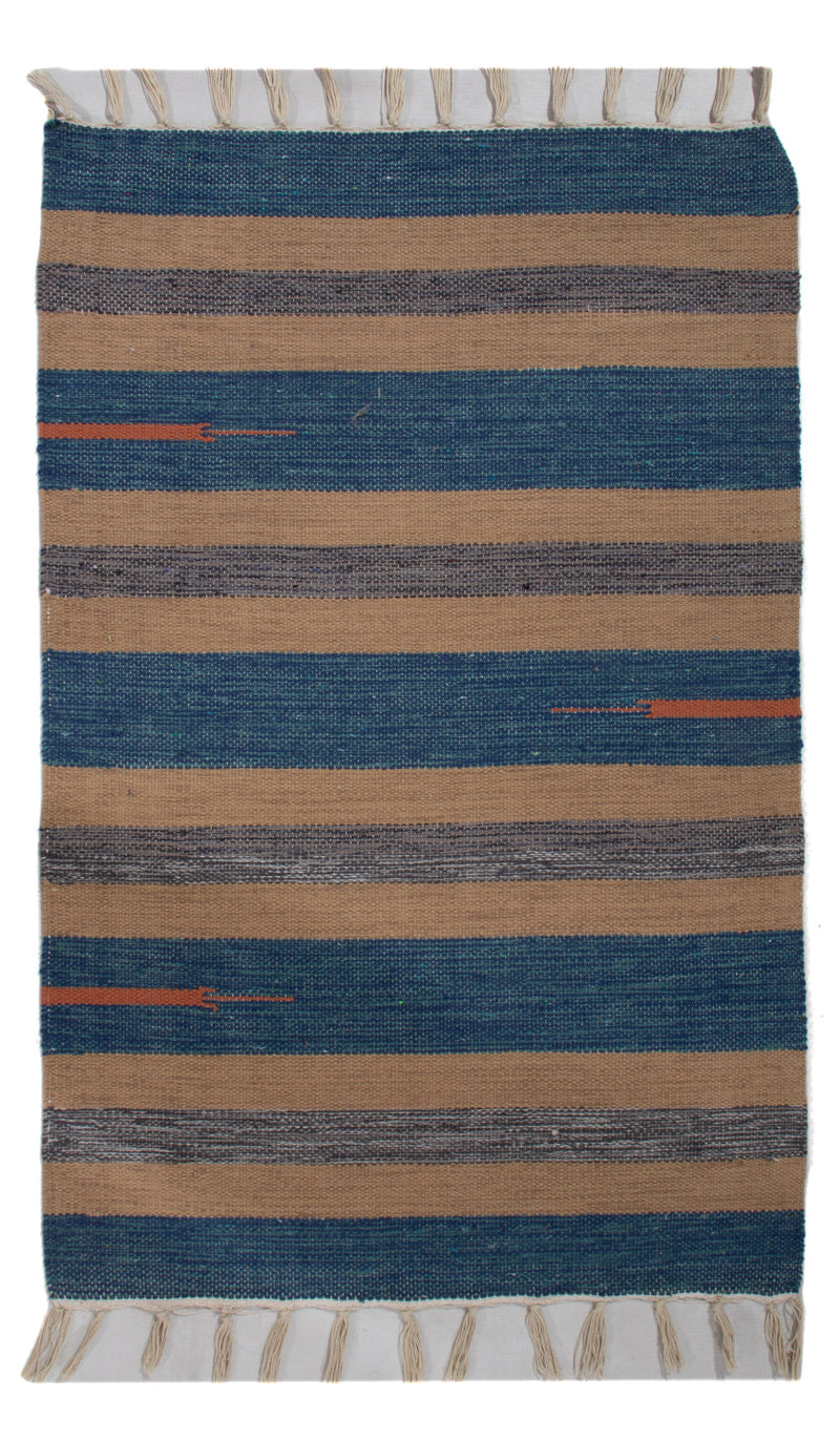 Moderne kilim Teppe 90x60cm