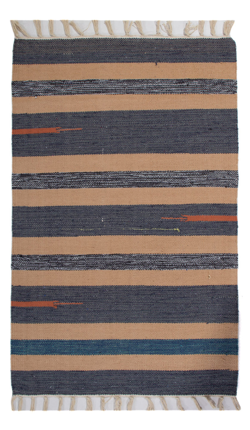 Moderne kilim Teppe 90x60cm