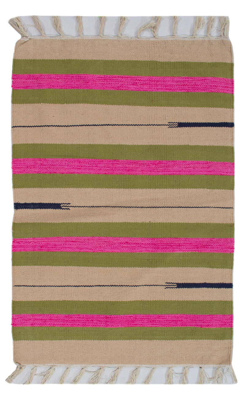 Moderne kilim Teppe 90x60cm