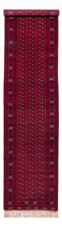 Løper Turkaman teppe - 396 x 87 cm - rød – product image