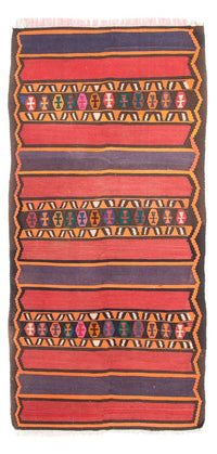 Løper Kelimteppe - Gammelt - 310 x 144 cm - flerfarget – product image