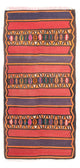 Løper Kelimteppe - Gammelt - 310 x 144 cm - flerfarget