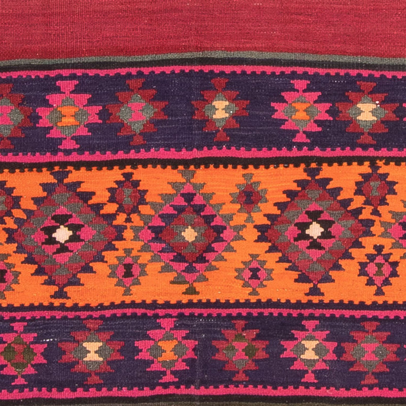 Løper Kelimteppe - Gammelt - 395 x 160 cm - flerfarget