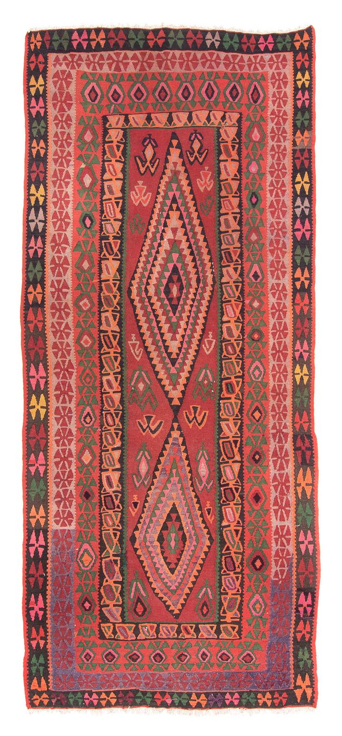 Antikk kilim Teppe 150x355cm