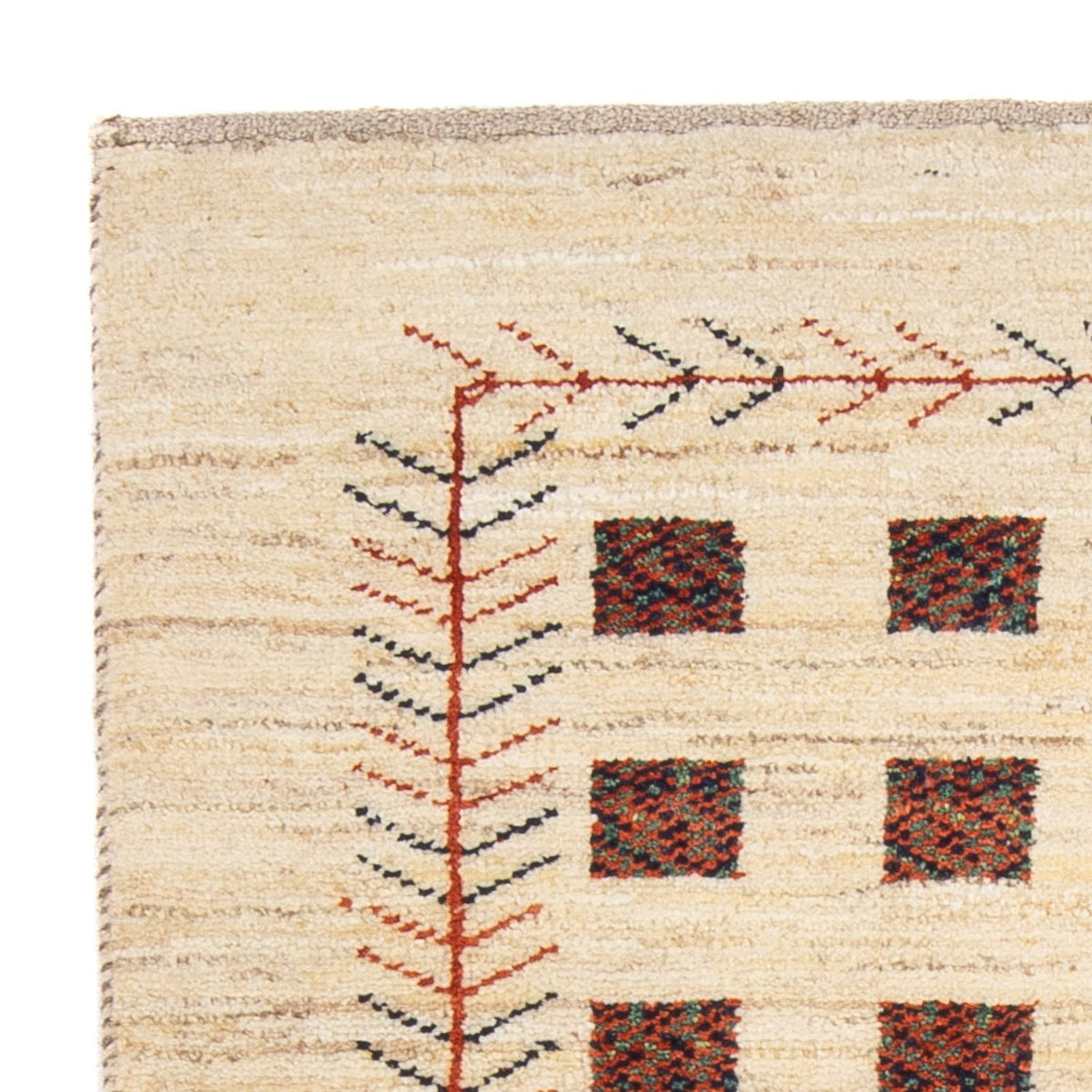 Persisk Gabbeh Teppe 84x135cm - Perserteppich Wollteppich