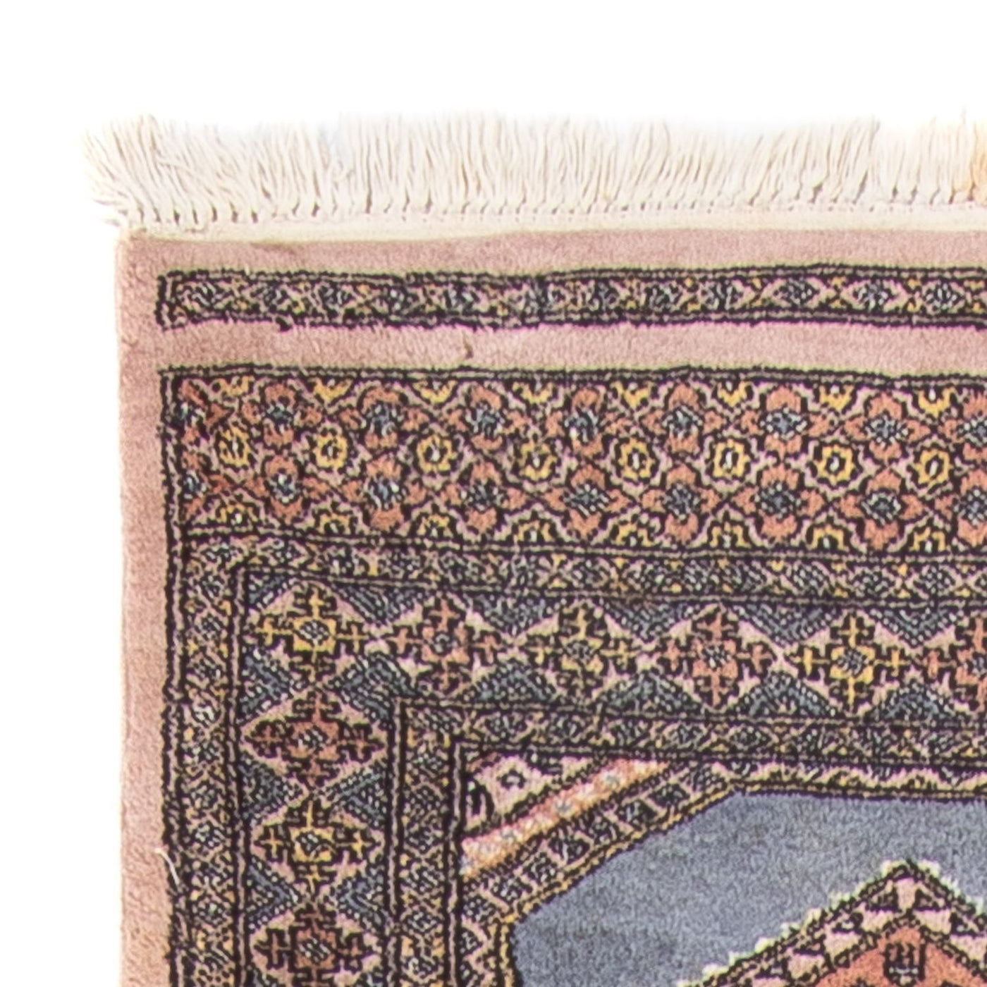 Løper Pakistan teppe - 325 x 80 cm - lyseblå