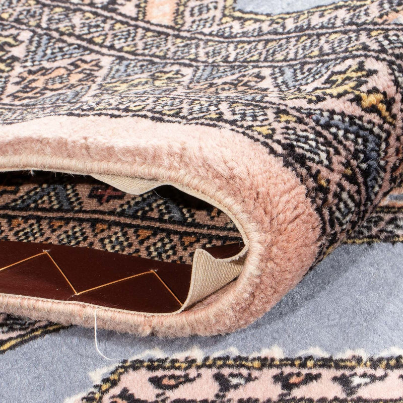 Løper Pakistan teppe - 325 x 80 cm - lyseblå