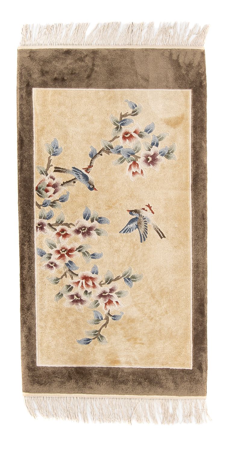 Kinesisk silke Teppe 120x61cm - Orientalsk teppe